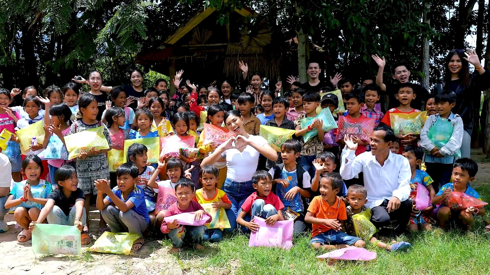 Young people working together on community projects